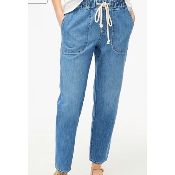 J. Crew Factory Denim - J. Crew Factory Denim Drawstring Jeans Size 28 Pull On BX538 Elastic Waist